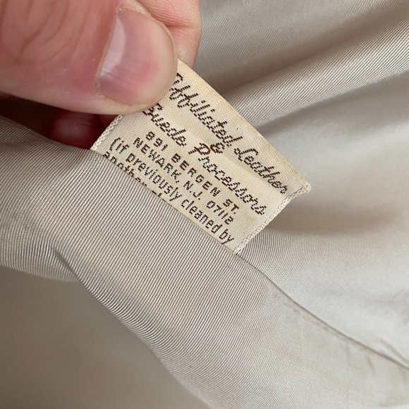 Vintage fur and leather coat - Picture 8 of 12